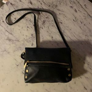 Hammitt LA VIP Black Crossbody with Gold Hardware